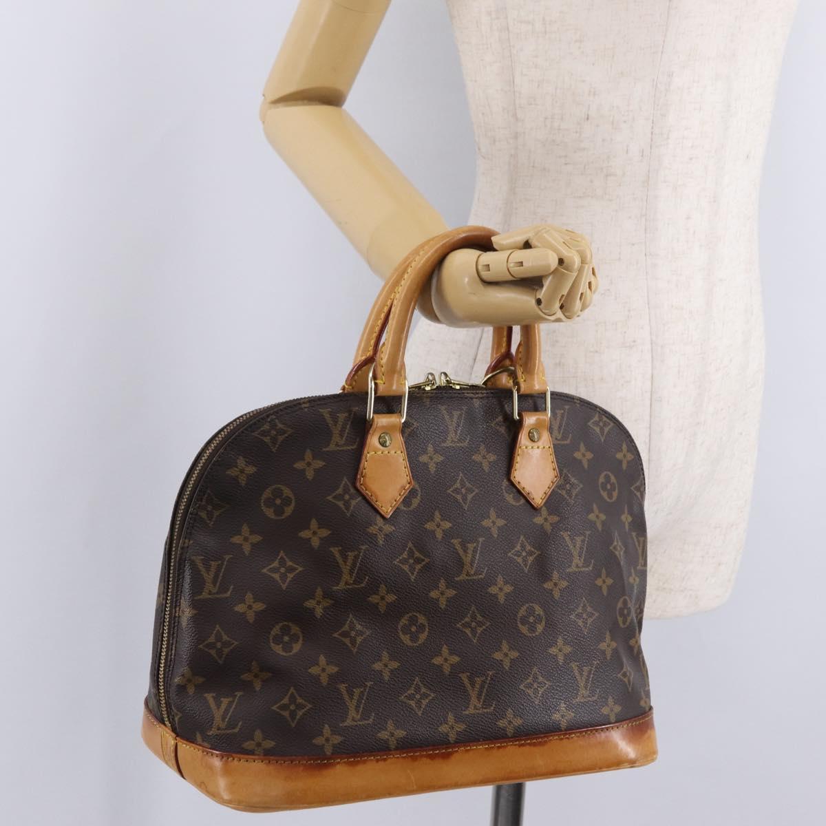LOUIS VUITTON Monogram Alma Hand Bag M51130 LV Auth 210321