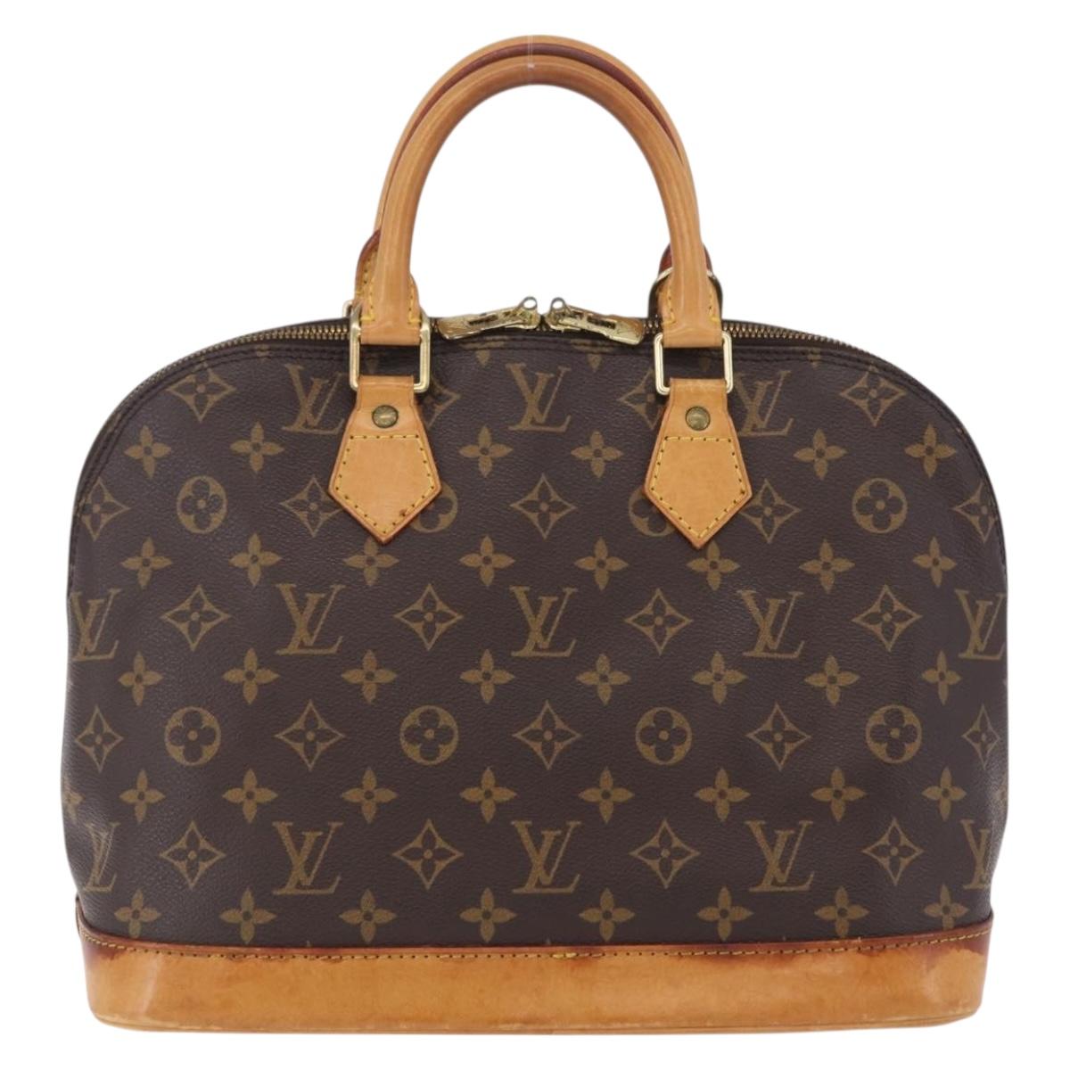 LOUIS VUITTON Monogram Alma Hand Bag M51130 LV Auth 210321