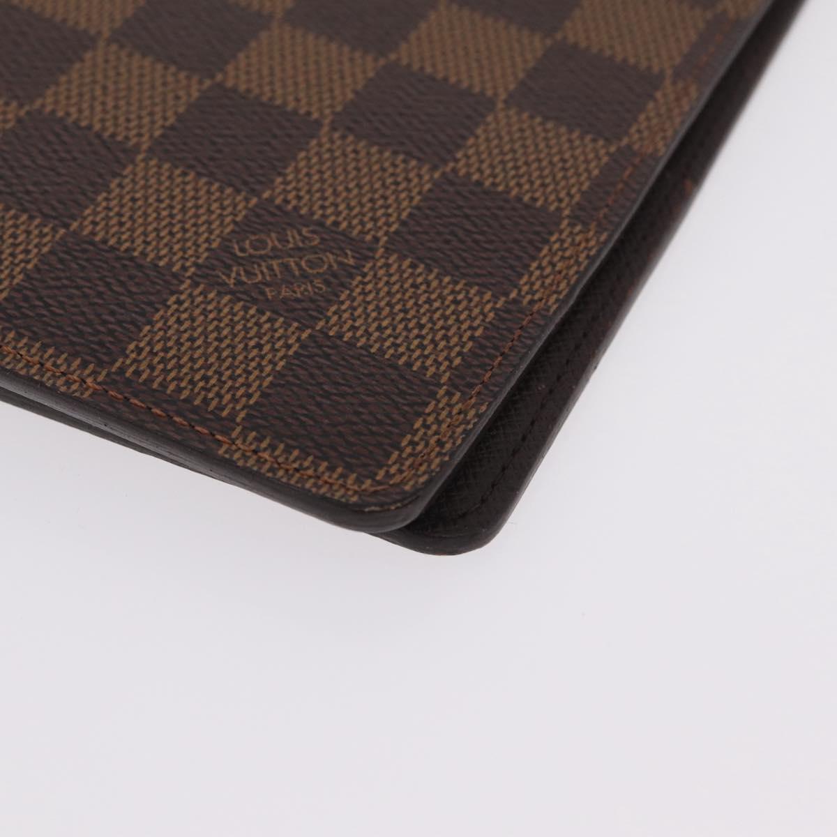 LOUIS VUITTON Damier Ebene Agenda Bureau Day Planner Cover R20702 Auth 210330A