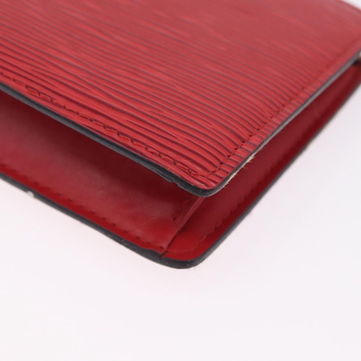 LOUIS VUITTON Epi Poche Toilette 15 Pouch Red LV Auth 210333