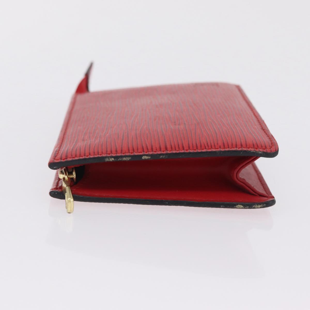 LOUIS VUITTON Epi Poche Toilette 15 Pouch Red LV Auth 210333