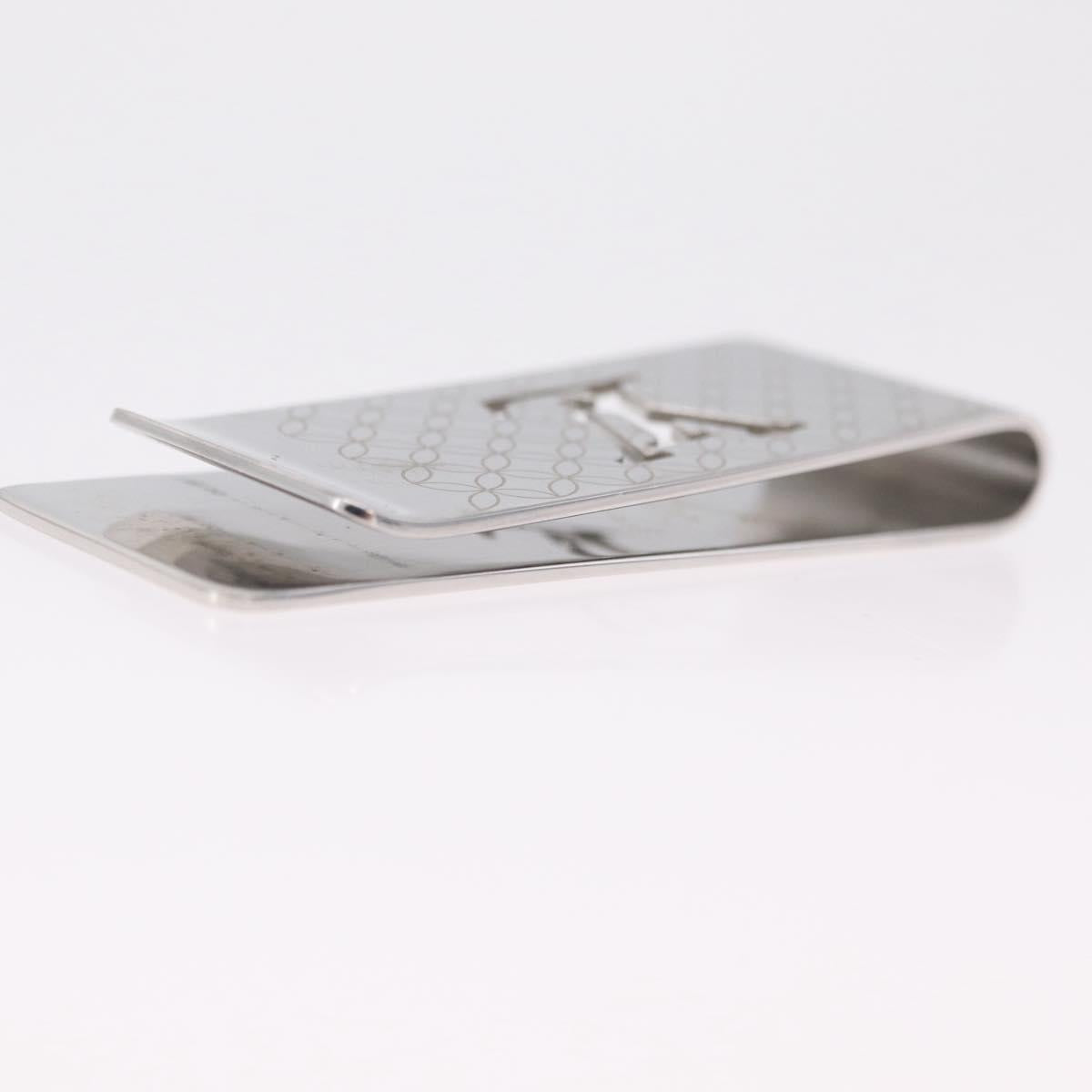 LOUIS VUITTON Pans Billets Champs Elysees Money Clip Silver M65041 Auth 210336A