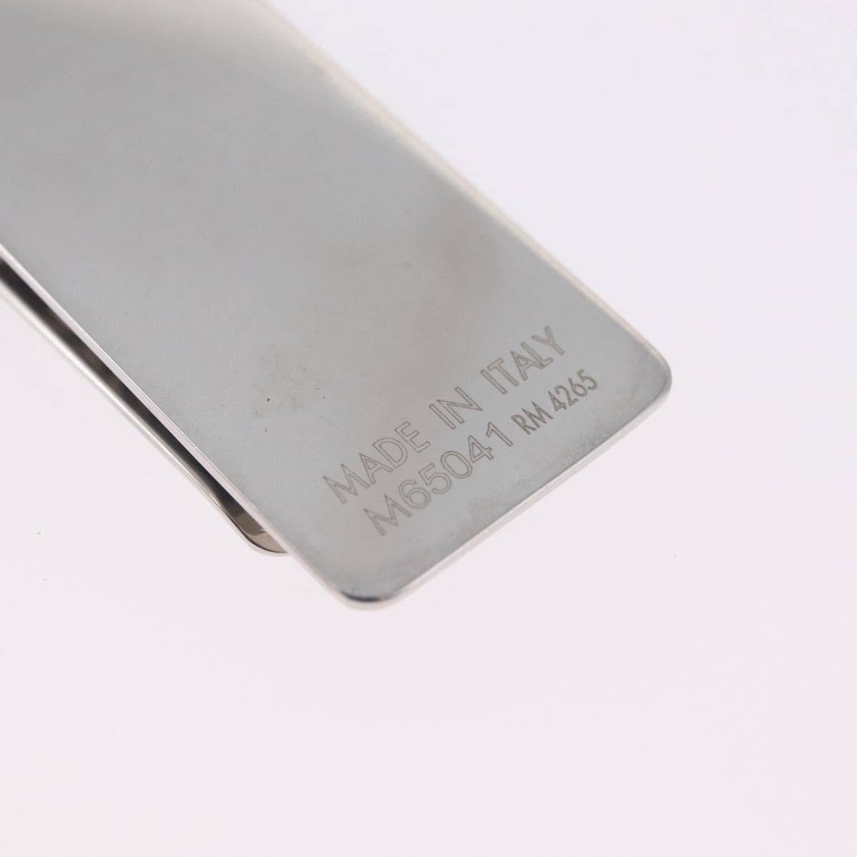 LOUIS VUITTON Pans Billets Champs Elysees Money Clip Silver M65041 Auth 210336A