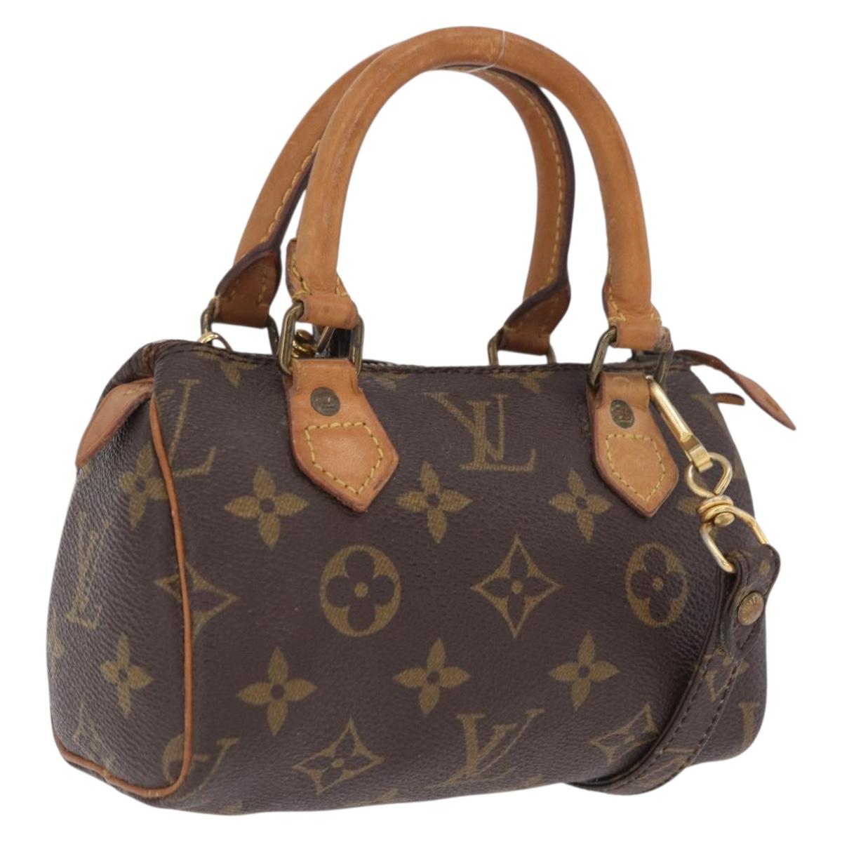 LOUIS VUITTON Monogram Mini Speedy Hand Bag M41534 LV Auth 210337
