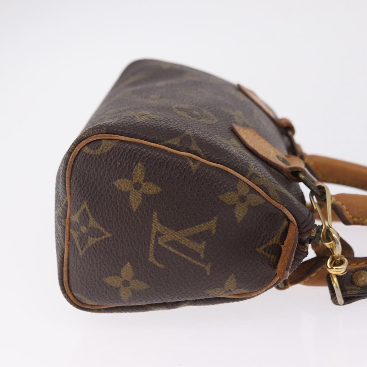 LOUIS VUITTON Monogram Mini Speedy Hand Bag M41534 LV Auth 210337