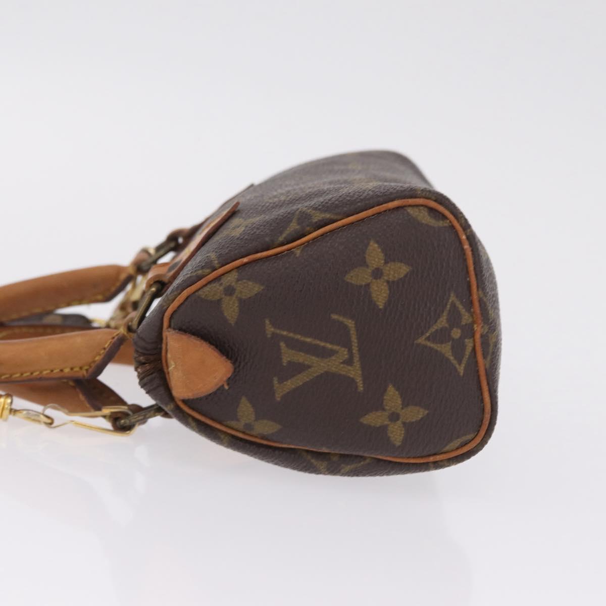 LOUIS VUITTON Monogram Mini Speedy Hand Bag M41534 LV Auth 210337