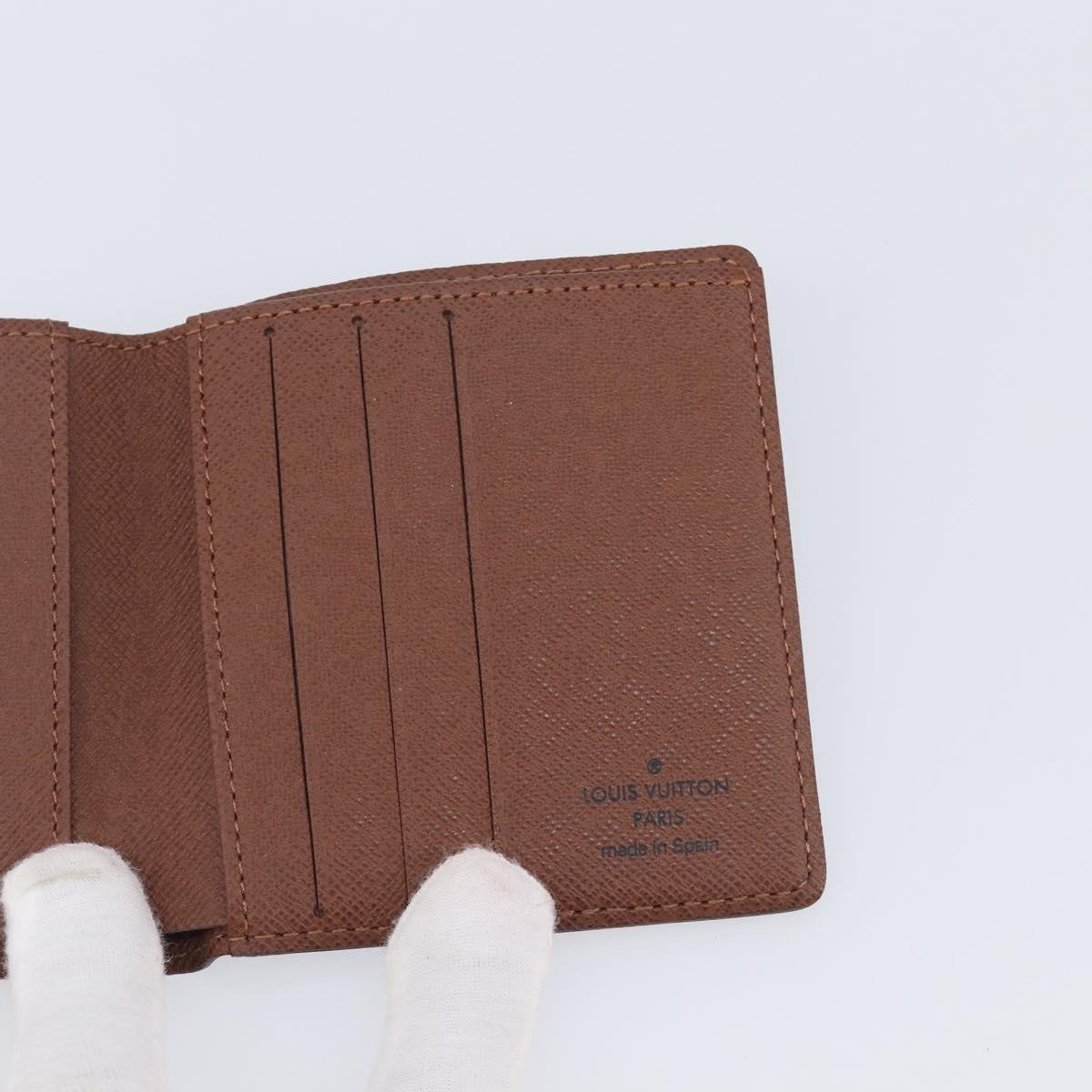 LOUIS VUITTON Monogram Porte Billets 6 Cartes Crdit Card Case M60929 Auth 210338A
