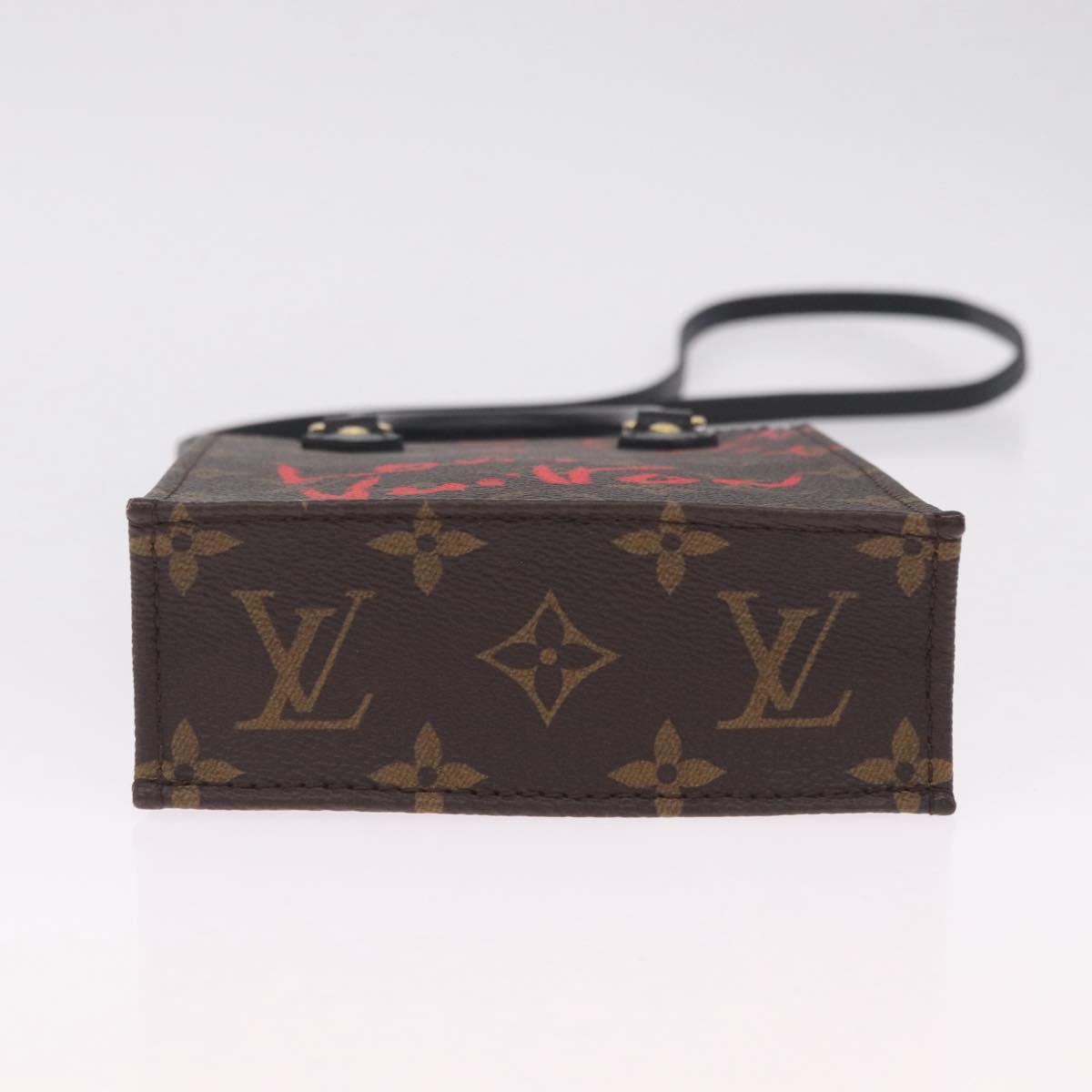 LOUIS VUITTON Monogram Fall in Love Petit Sac Plat 2way M80839 Auth 210364SAM