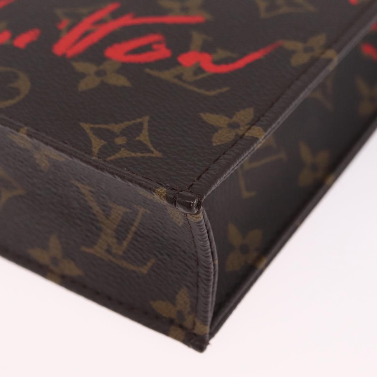 LOUIS VUITTON Monogram Fall in Love Petit Sac Plat 2way M80839 Auth 210364SAM