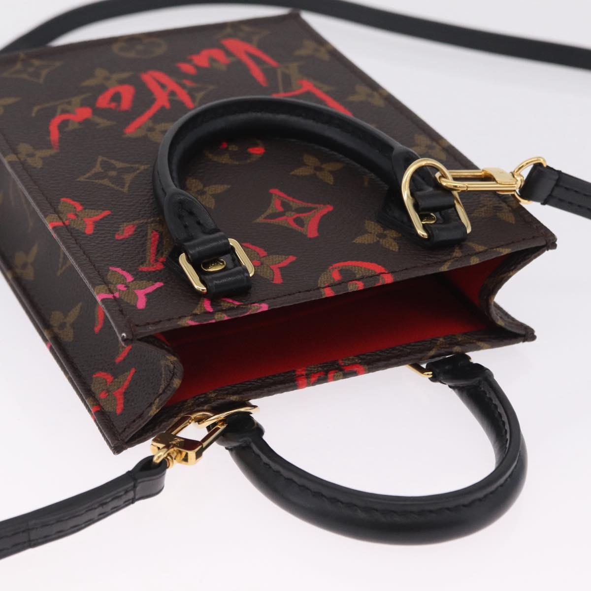 LOUIS VUITTON Monogram Fall in Love Petit Sac Plat 2way M80839 Auth 210364SAM