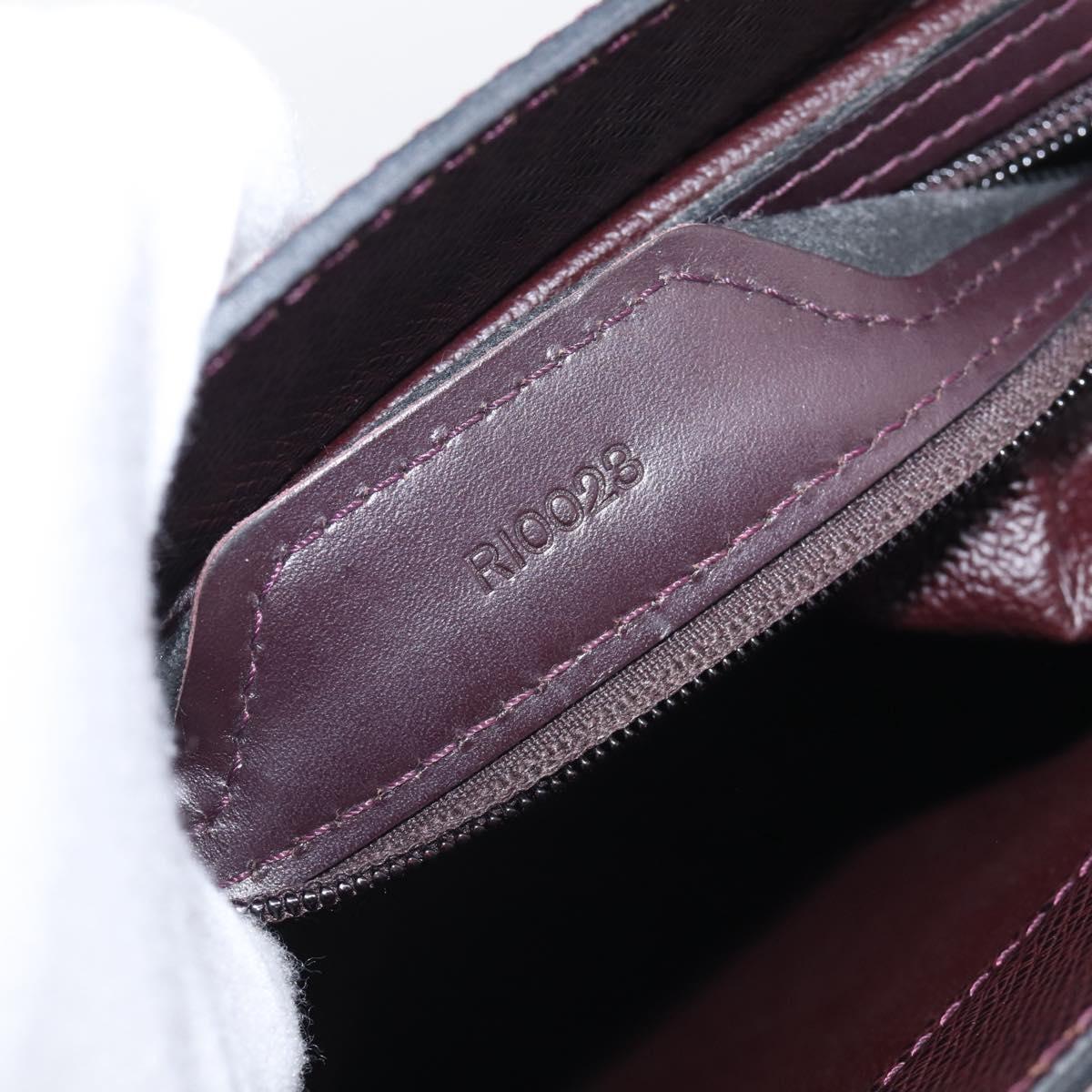 LOUIS VUITTON Taiga Sac Plat Hand Bag Acajou LV Auth 210365A