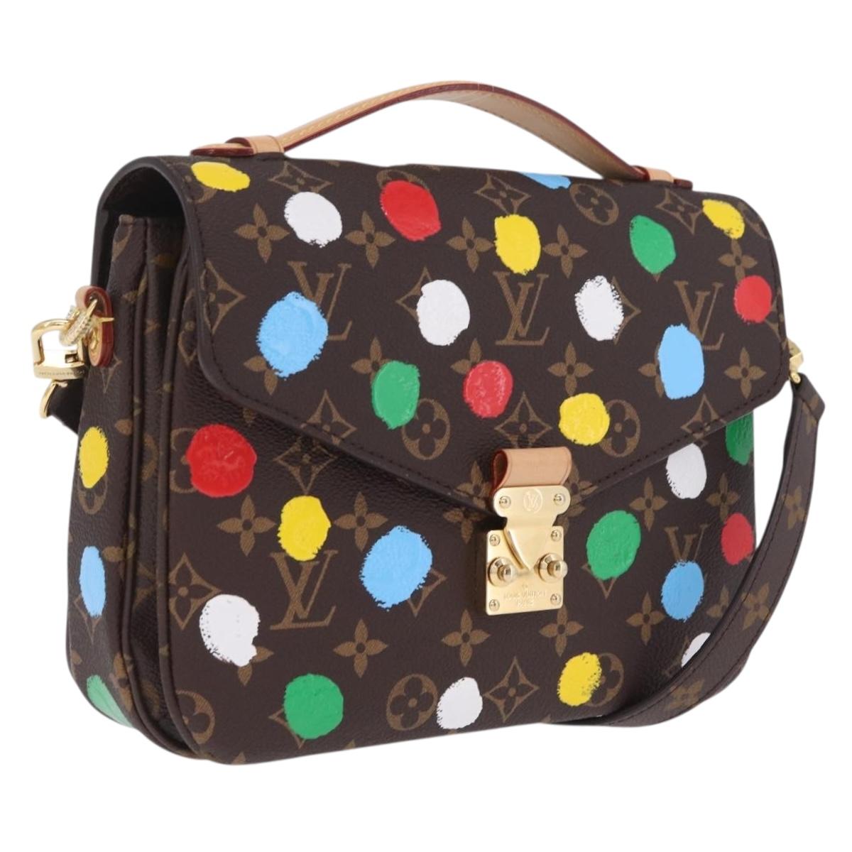 LOUIS VUITTON Monogram LVxYK Pochette Metis MM Hand Bag M46384 LV Auth 210366SAM