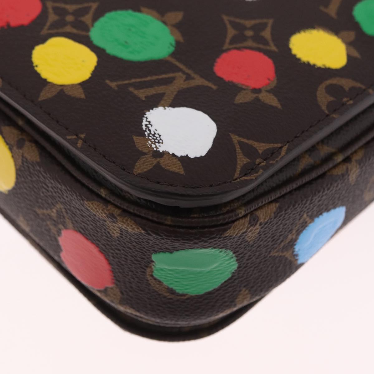 LOUIS VUITTON Monogram LVxYK Pochette Metis MM Hand Bag M46384 LV Auth 210366SAM