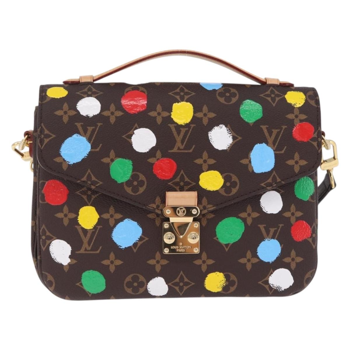 LOUIS VUITTON Monogram LVxYK Pochette Metis MM Hand Bag M46384 LV Auth 210366SAM