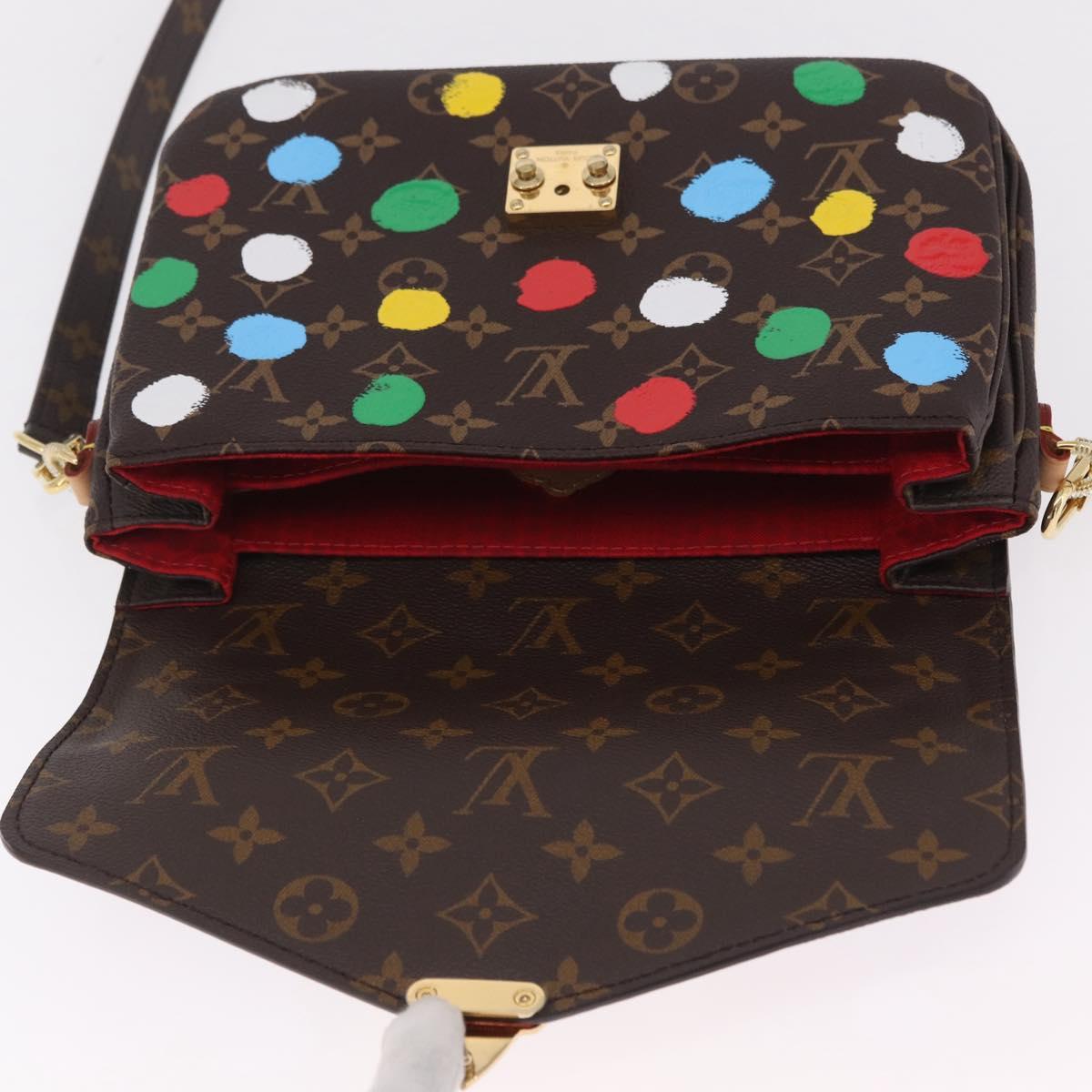 LOUIS VUITTON Monogram LVxYK Pochette Metis MM Hand Bag M46384 LV Auth 210366SAM