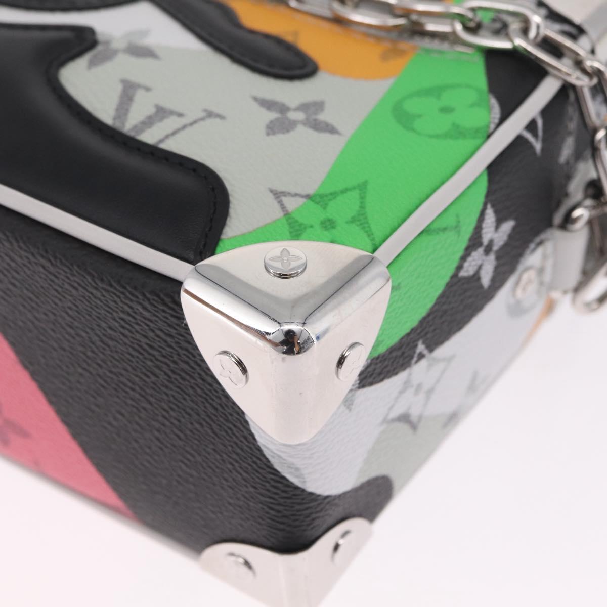 LOUIS VUITTON Monogram LV Portrait Mini Soft Trunk White M23144 Auth 210367SAM
