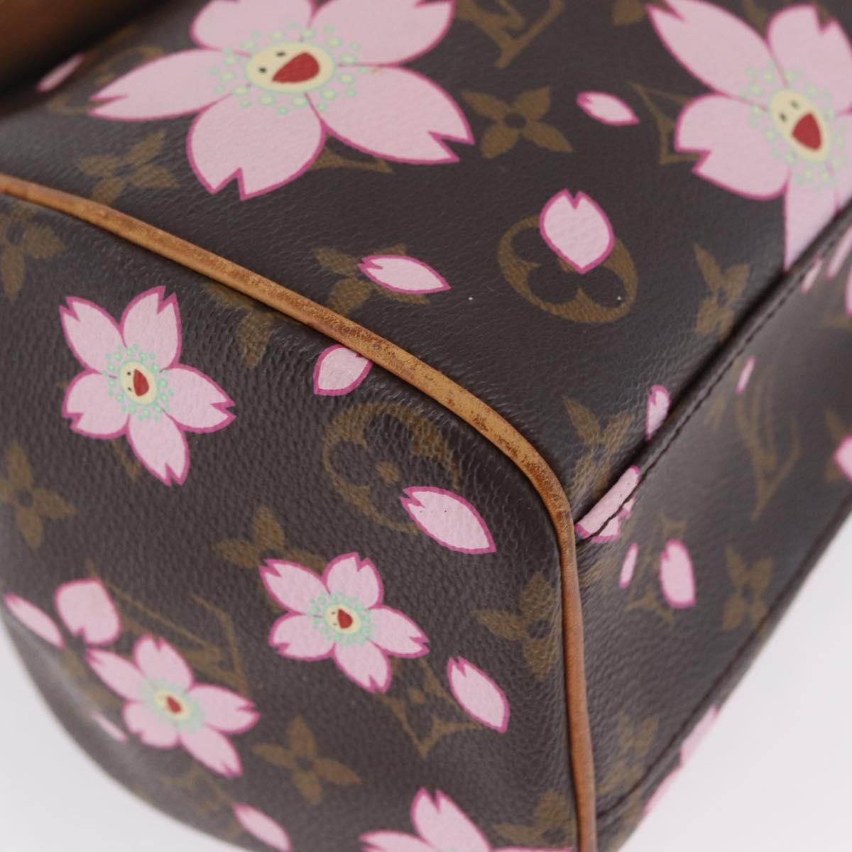LOUIS VUITTON Monogram Cherry Blossom Sac Retro PM Bag M92012 LV Auth 210368V