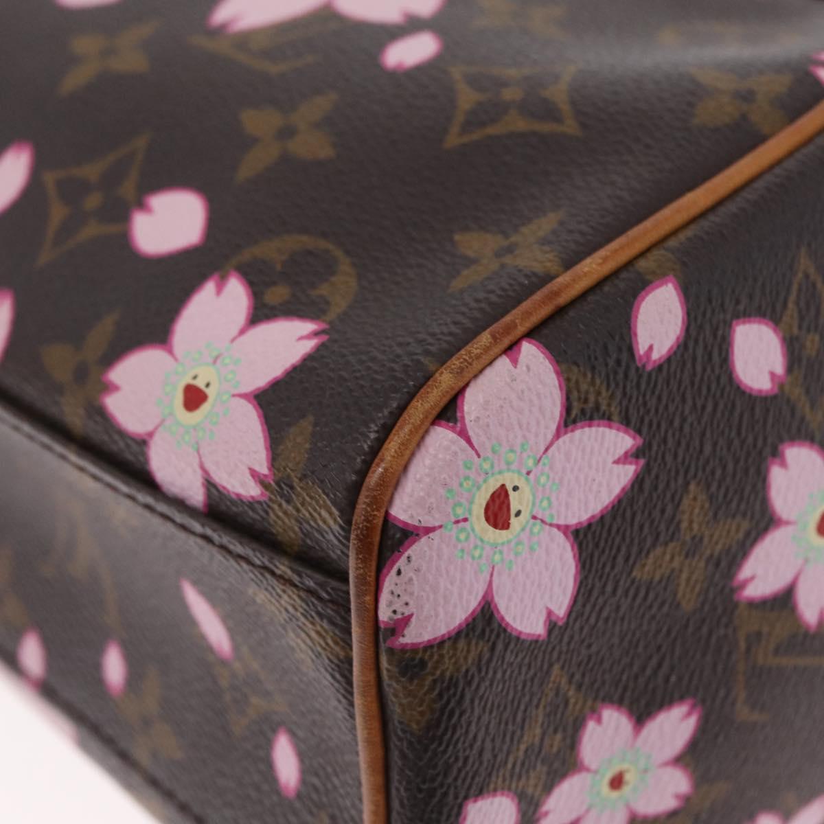LOUIS VUITTON Monogram Cherry Blossom Sac Retro PM Bag M92012 LV Auth 210368V
