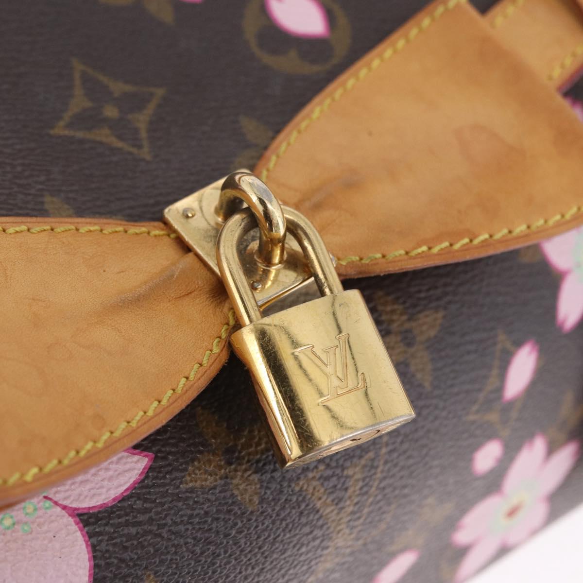 LOUIS VUITTON Monogram Cherry Blossom Sac Retro PM Bag M92012 LV Auth 210368V