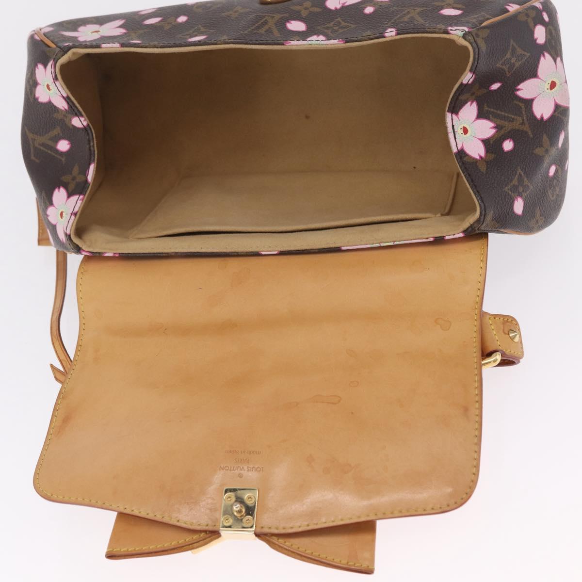 LOUIS VUITTON Monogram Cherry Blossom Sac Retro PM Bag M92012 LV Auth 210368V