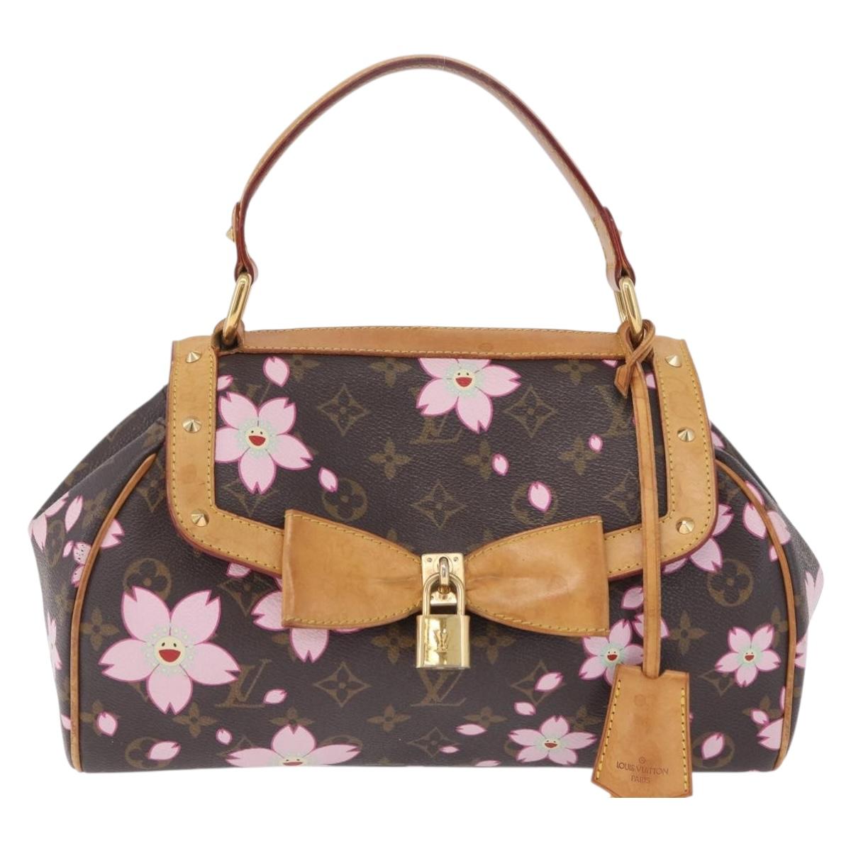 LOUIS VUITTON Monogram Cherry Blossom Sac Retro PM Bag M92012 LV Auth 210368V
