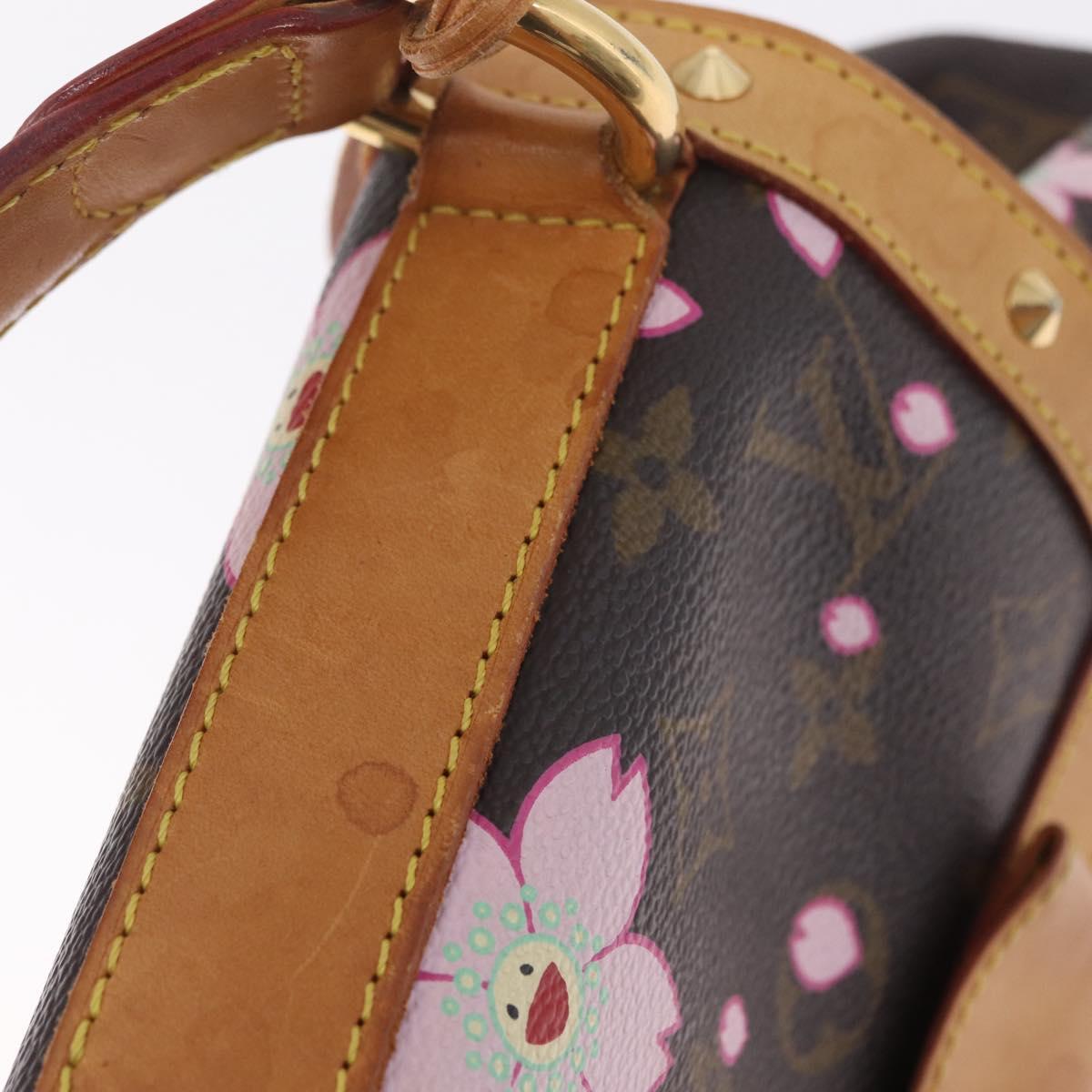 LOUIS VUITTON Monogram Cherry Blossom Sac Retro PM Bag M92012 LV Auth 210368V