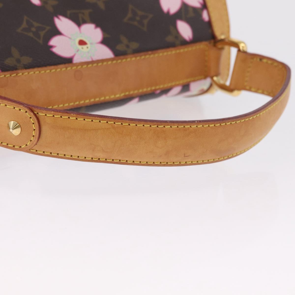 LOUIS VUITTON Monogram Cherry Blossom Sac Retro PM Bag M92012 LV Auth 210368V