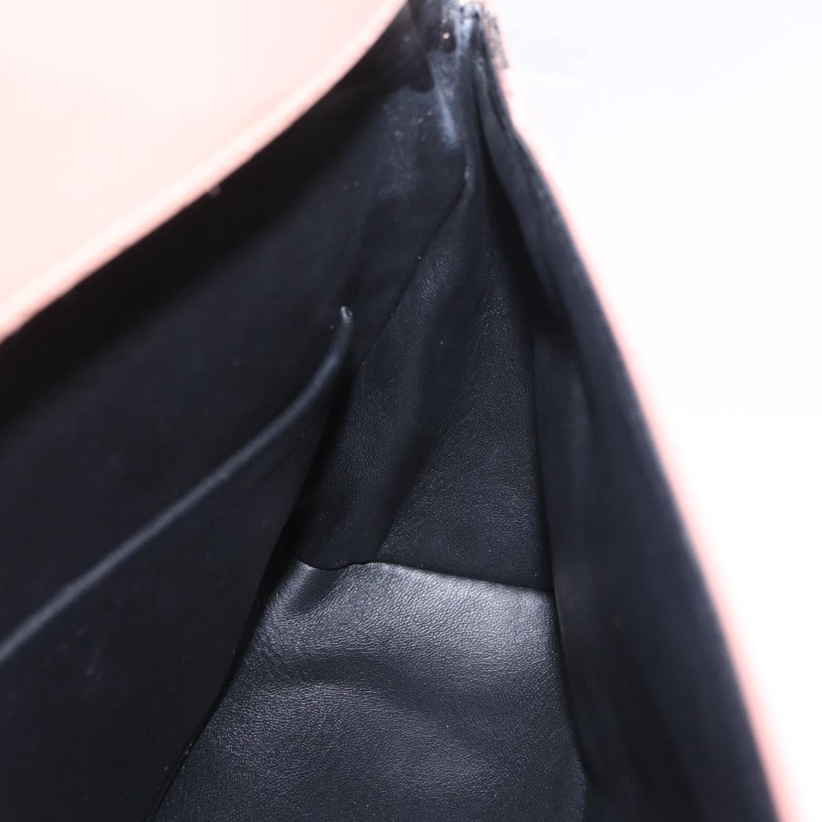 LOUIS VUITTON Sac Triangle Limited Edition PM Bag Leather Pink LV Auth 210370M