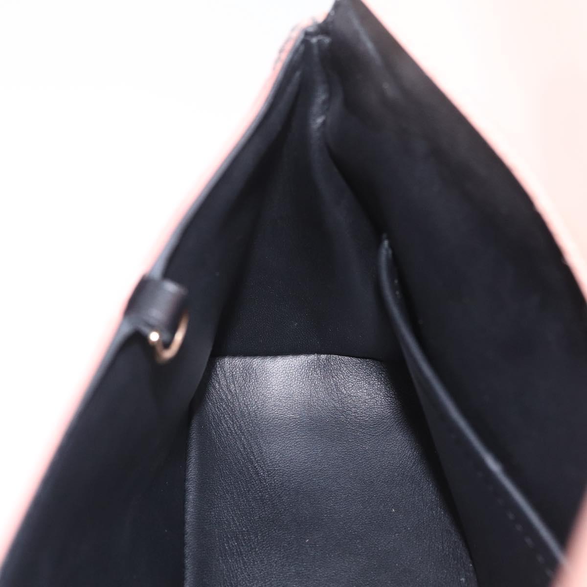 LOUIS VUITTON Sac Triangle Limited Edition PM Bag Leather Pink LV Auth 210370M