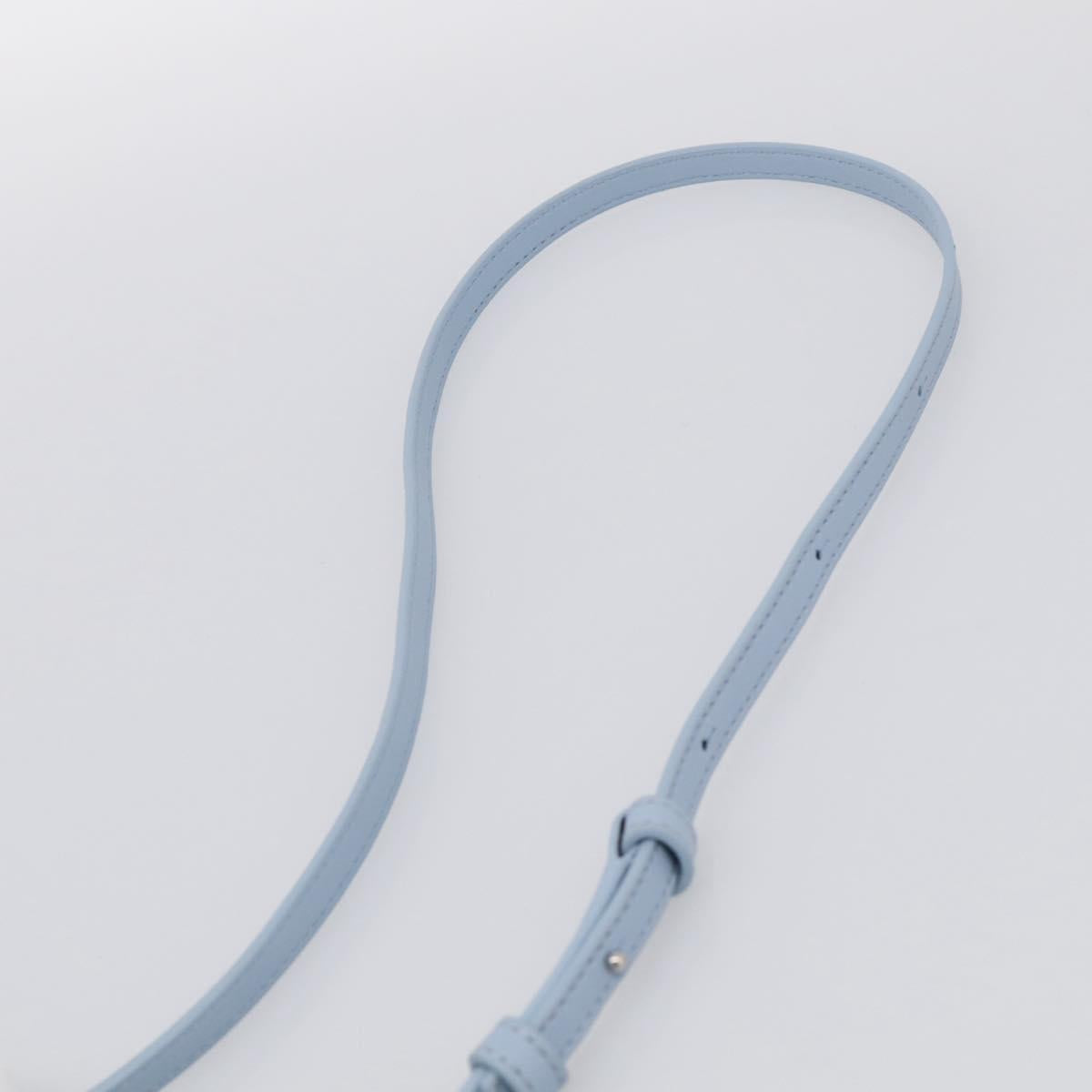 LOEWE Flamenco Bag Leather Maruha Mario Collaboration Light Blue Auth 210374SAM