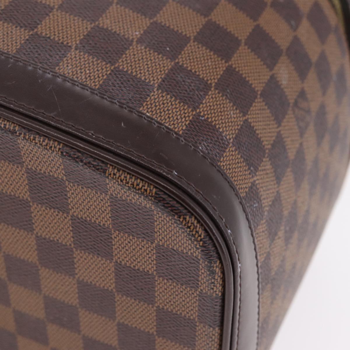 LOUIS VUITTON Damier Ebene Nice Hand Bag SPO 2way N47280 LV Auth 210404A