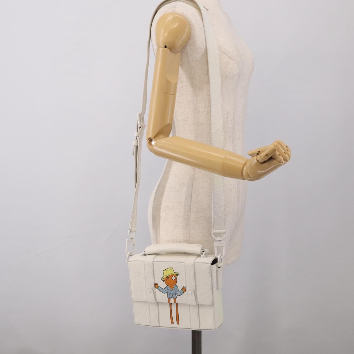 LOUIS VUITTON Monogram Empreinte Flap Soft Trunk Messenger M57407 Auth 210405SM