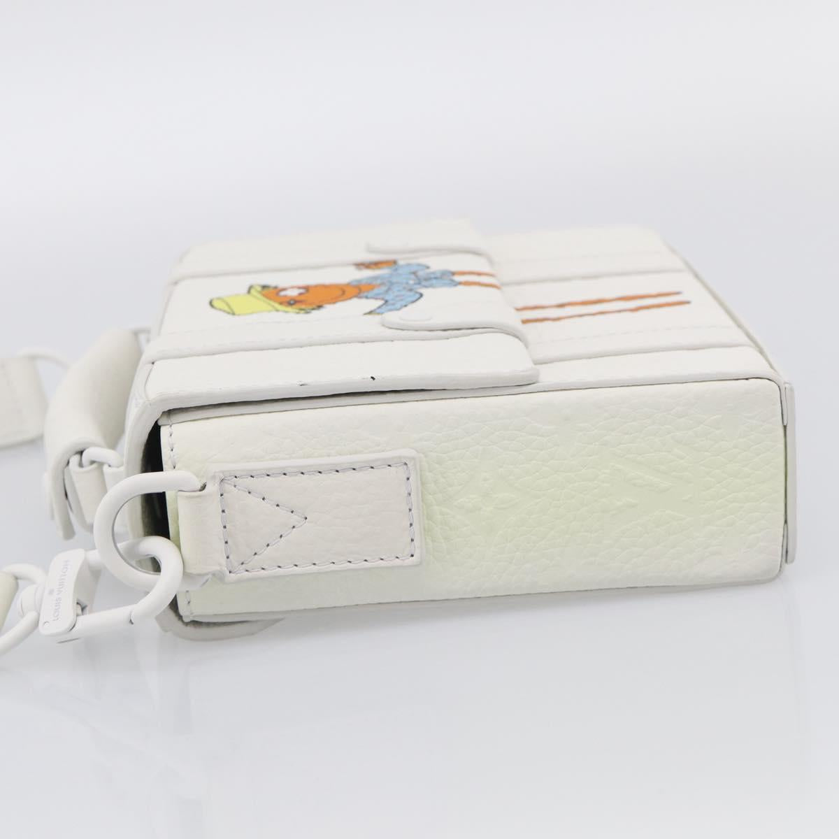 LOUIS VUITTON Monogram Empreinte Flap Soft Trunk Messenger M57407 Auth 210405SM