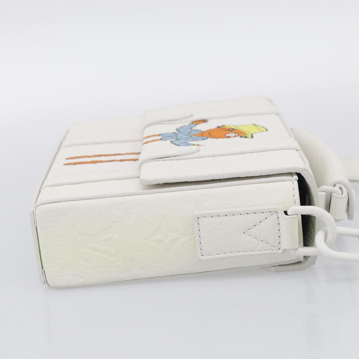 LOUIS VUITTON Monogram Empreinte Flap Soft Trunk Messenger M57407 Auth 210405SM
