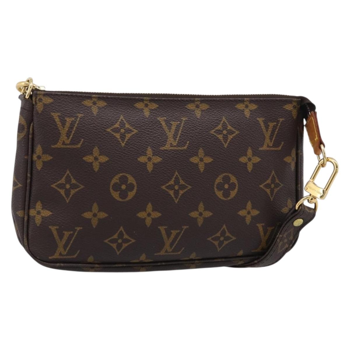 LOUIS VUITTON Monogram Pochette Accessoires Pouch M51980 LV Auth 210407A