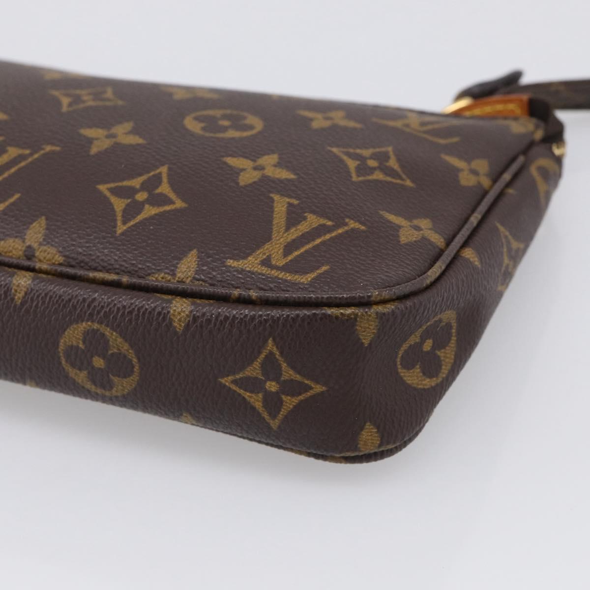 LOUIS VUITTON Monogram Pochette Accessoires Pouch M51980 LV Auth 210407A