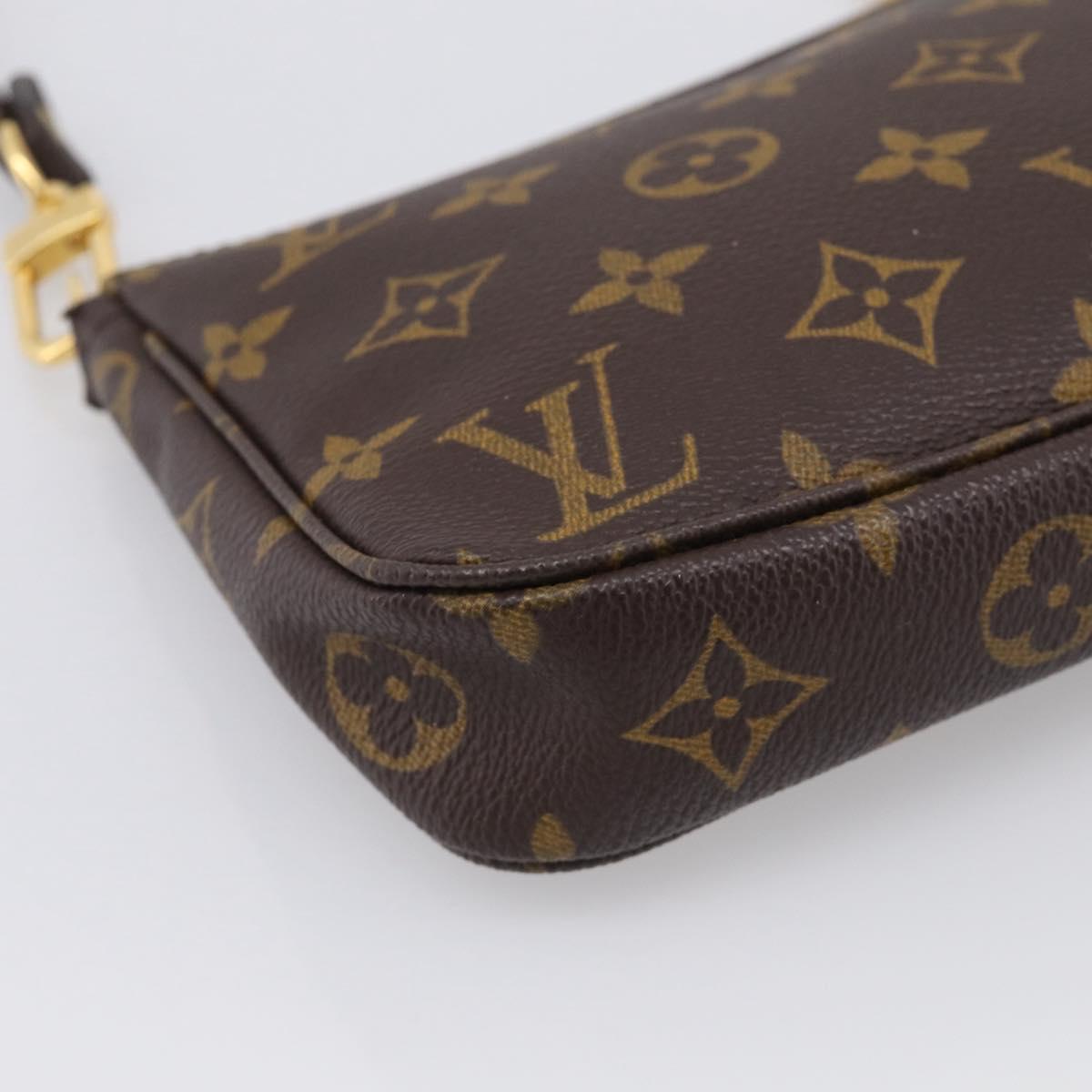 LOUIS VUITTON Monogram Pochette Accessoires Pouch M51980 LV Auth 210407A