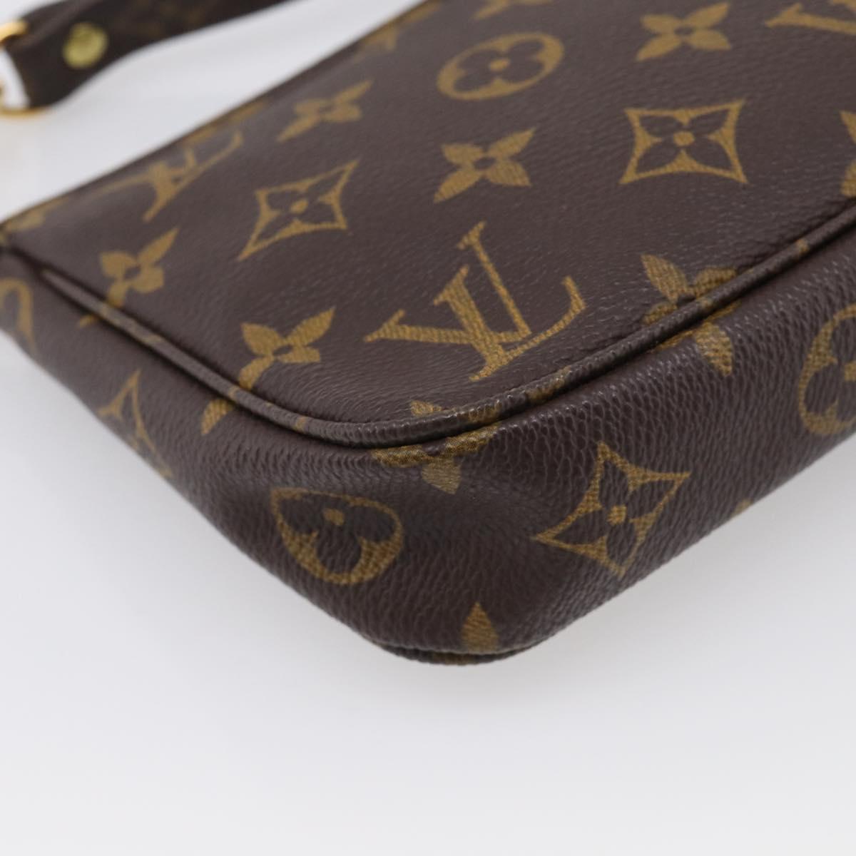 LOUIS VUITTON Monogram Pochette Accessoires Pouch M51980 LV Auth 210407A