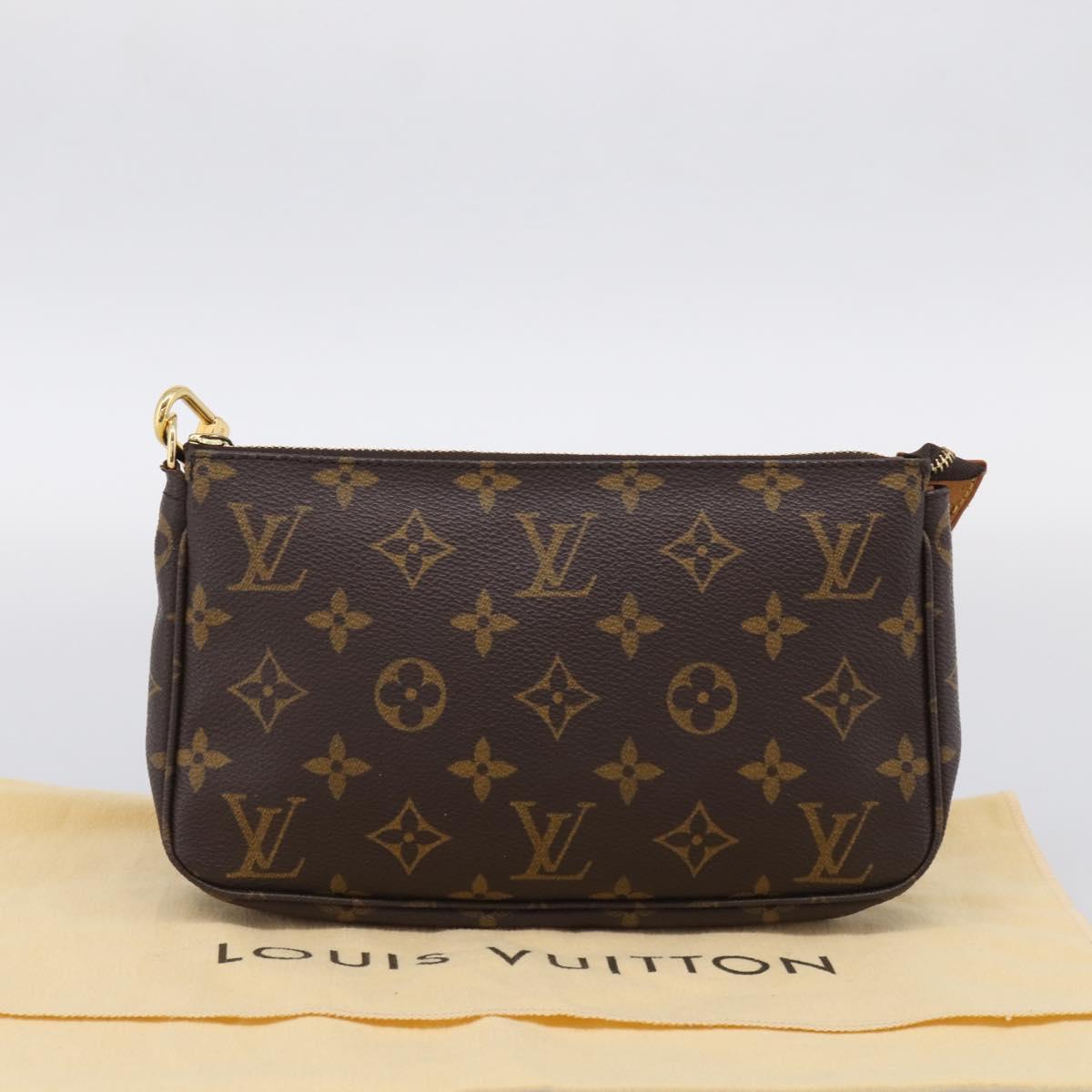LOUIS VUITTON Monogram Pochette Accessoires Pouch M51980 LV Auth 210407A