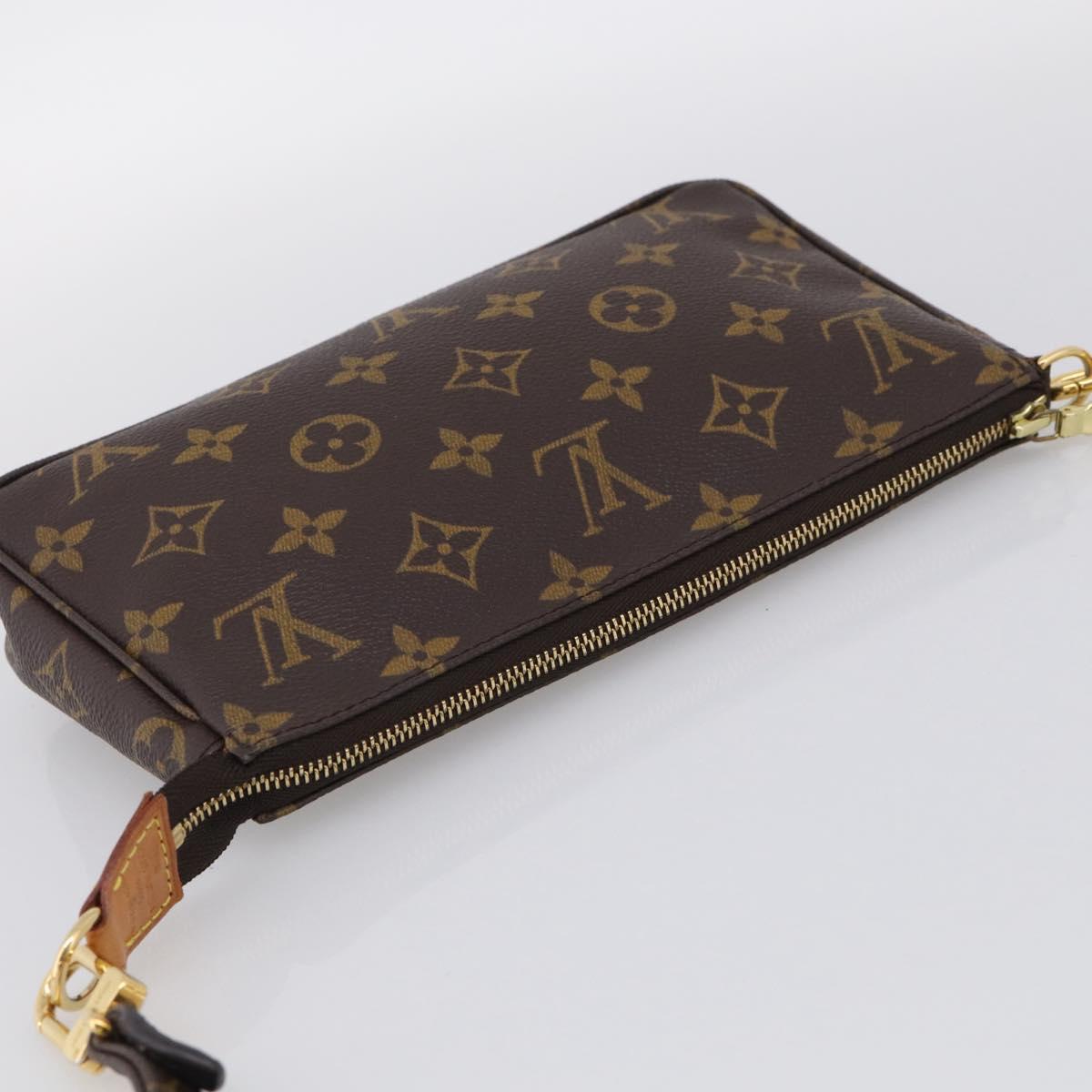 LOUIS VUITTON Monogram Pochette Accessoires Pouch M51980 LV Auth 210407A