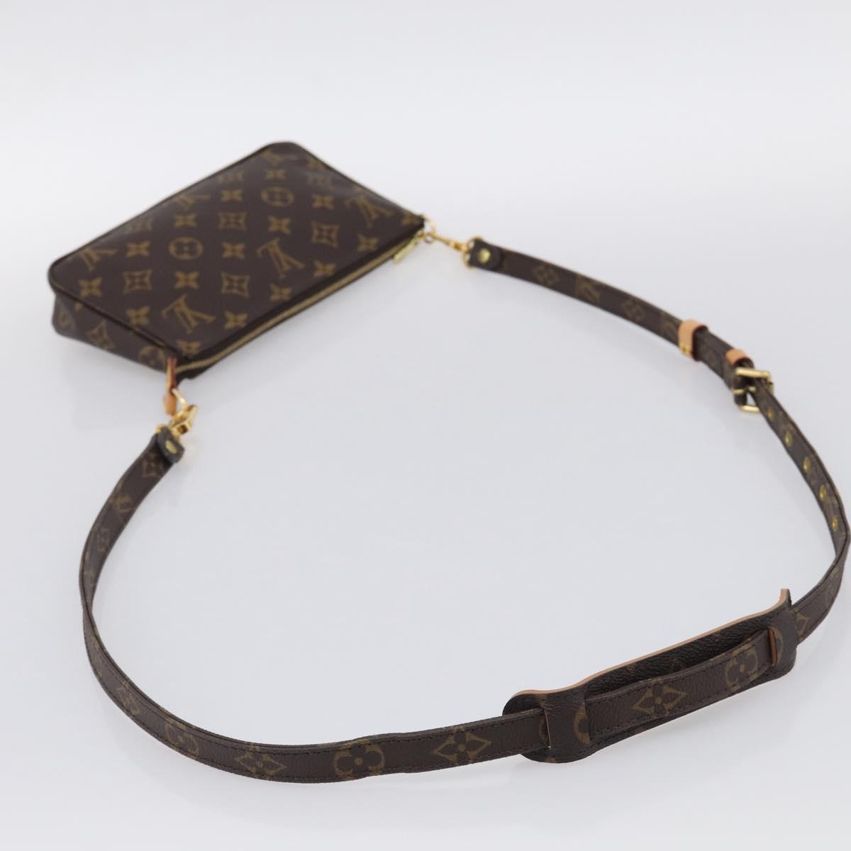 LOUIS VUITTON Monogram Pochette Accessoires Pouch M51980 LV Auth 210407A