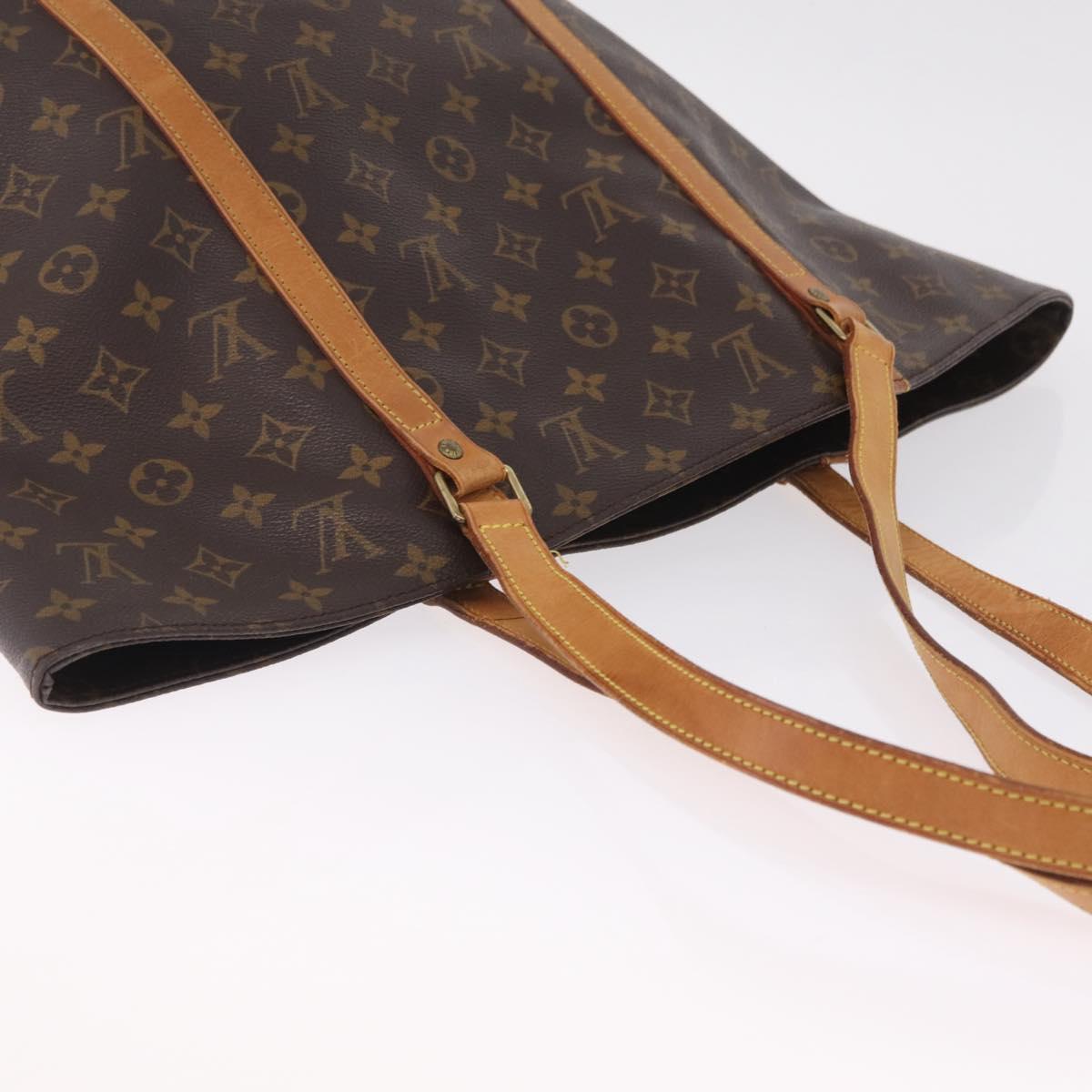 LOUIS VUITTON Monogram Sac Shopping GM Tote Bag M51110 LV Auth 210408