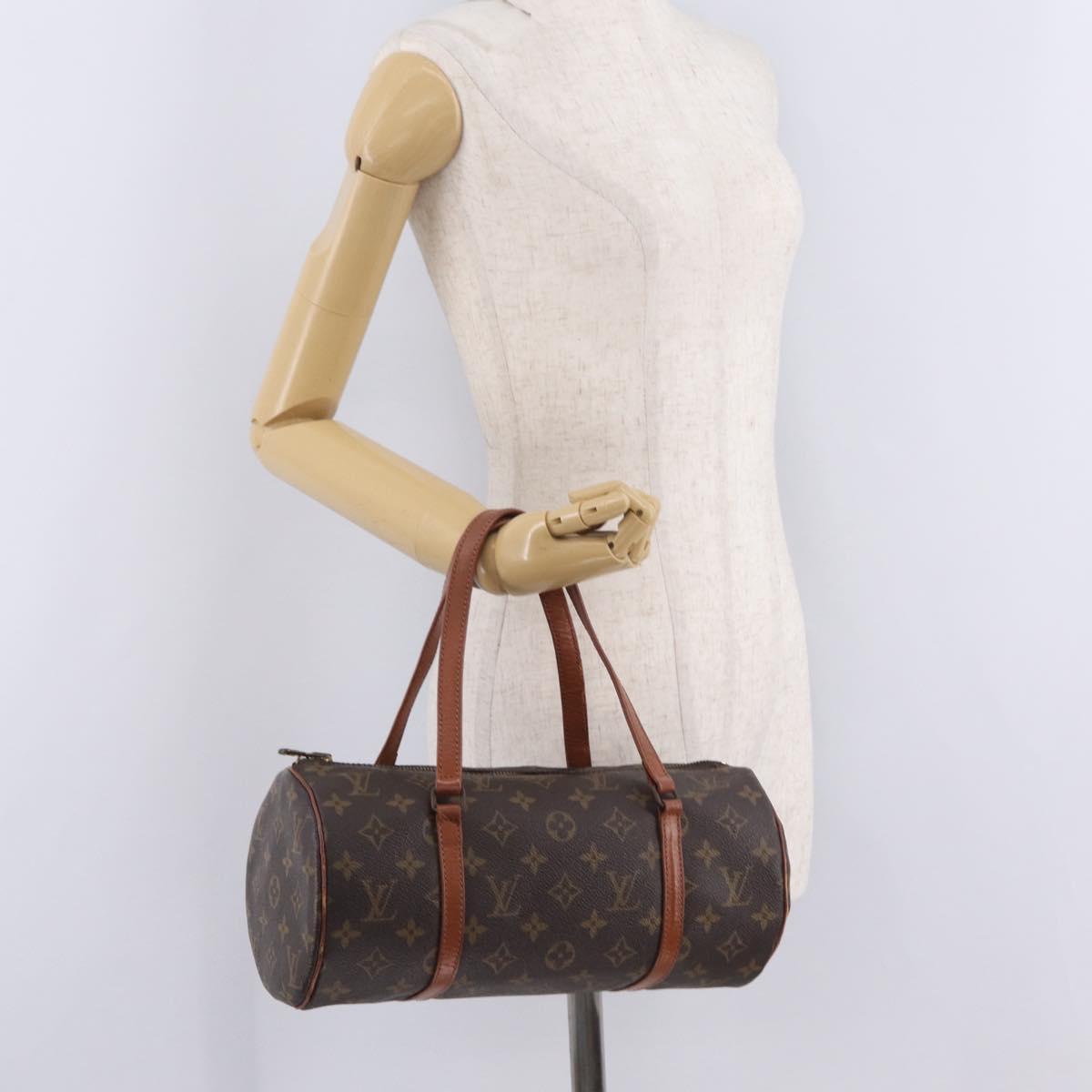 LOUIS VUITTON Monogram Papillon 30 Hand Bag M51365 LV Auth 210409