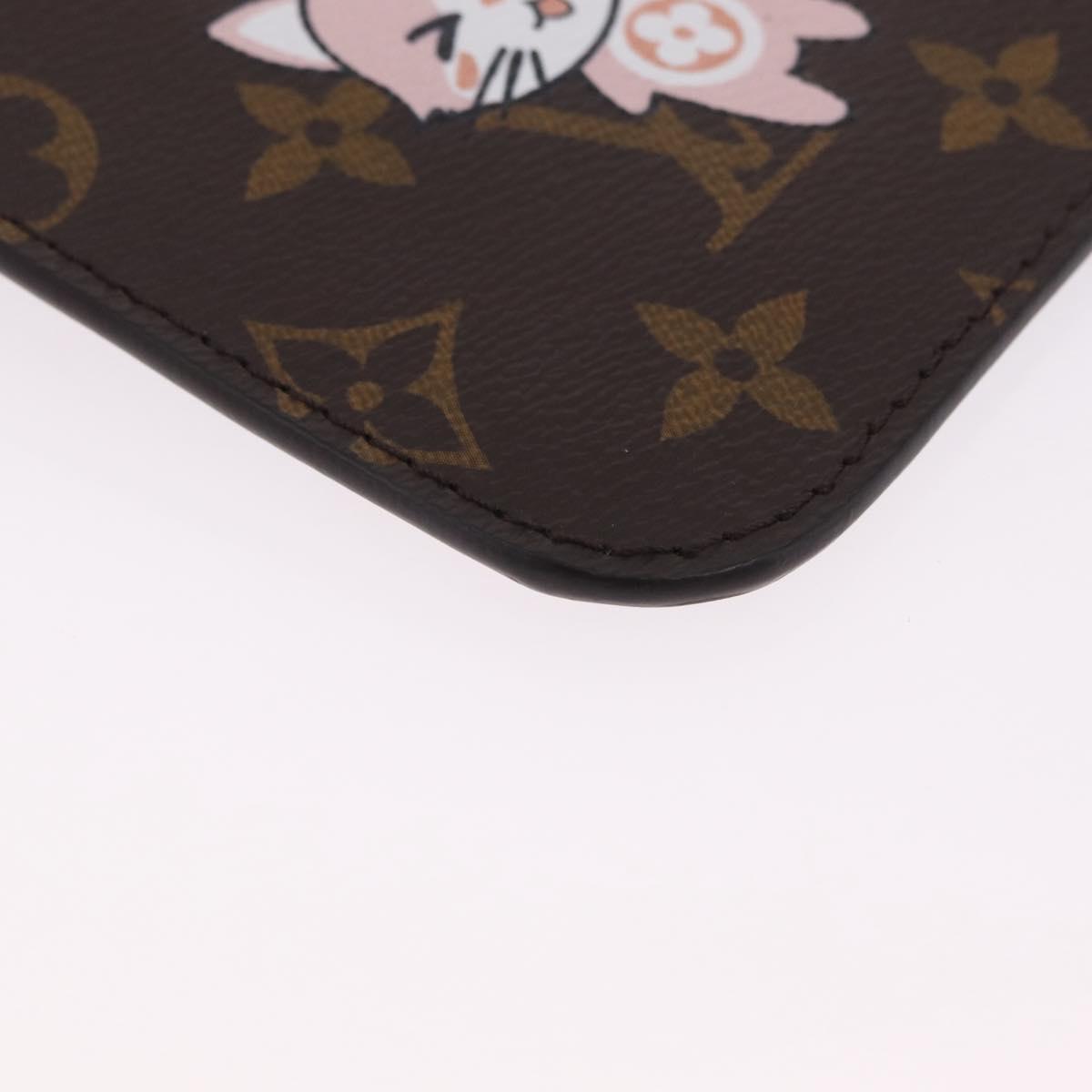 LOUIS VUITTON Monogram Neverfull MM Pouch My LV World Tour Pouch LV Auth 210410V
