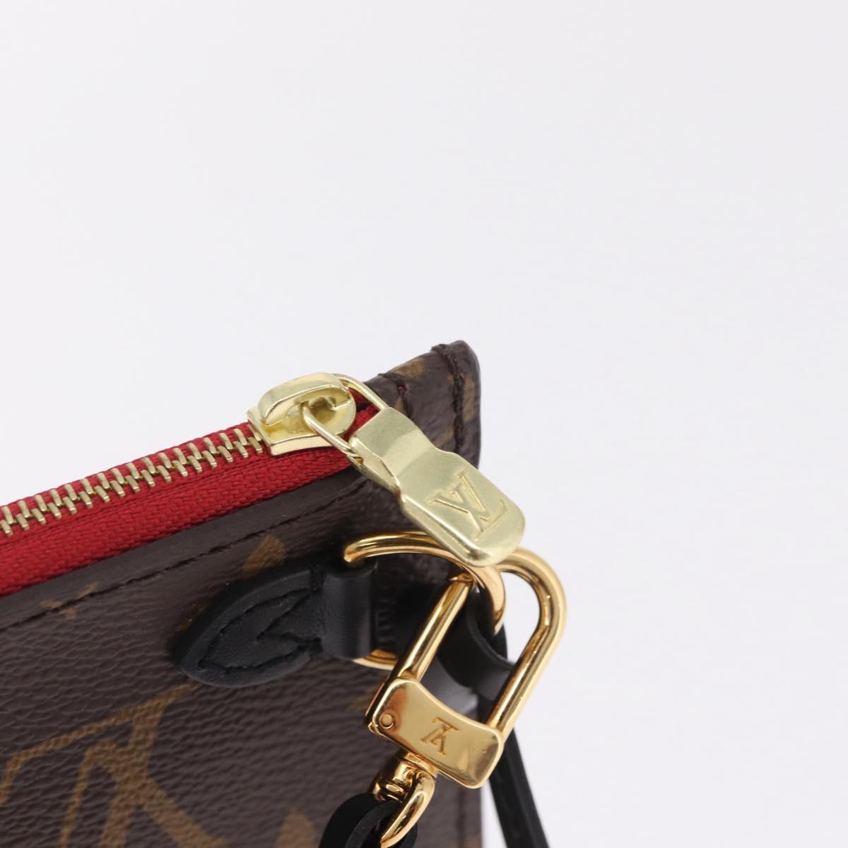 LOUIS VUITTON Monogram Neverfull MM Pouch My LV World Tour Pouch LV Auth 210410V