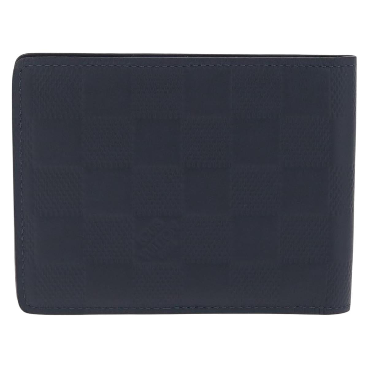 LOUIS VUITTON Damier Infini Portefeuille Multipull Neptune N63206 Auth 210414V