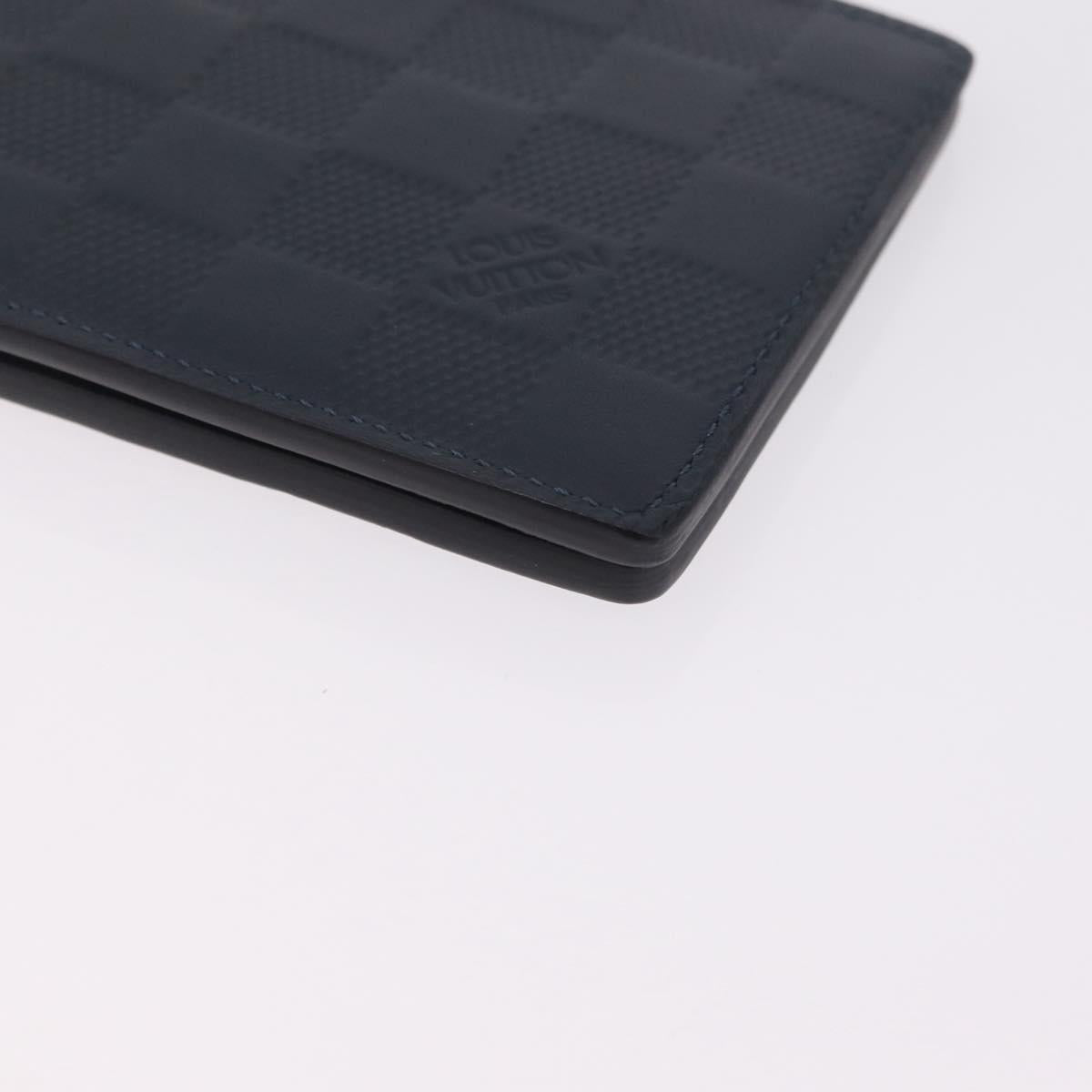 LOUIS VUITTON Damier Infini Portefeuille Multipull Neptune N63206 Auth 210414V