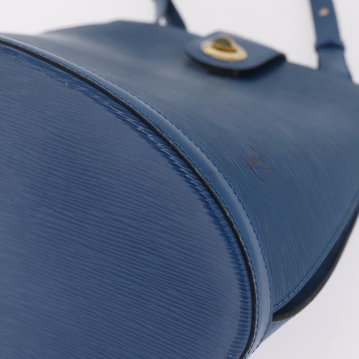 LOUIS VUITTON Epi Cluny Shoulder Bag Blue M52255 LV Auth 210417
