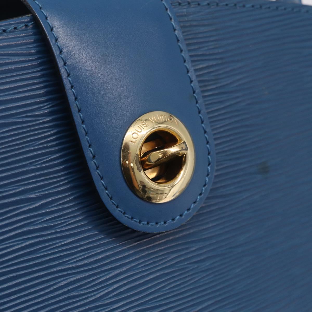 LOUIS VUITTON Epi Cluny Shoulder Bag Blue M52255 LV Auth 210417