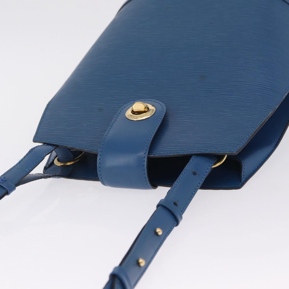 LOUIS VUITTON Epi Cluny Shoulder Bag Blue M52255 LV Auth 210417